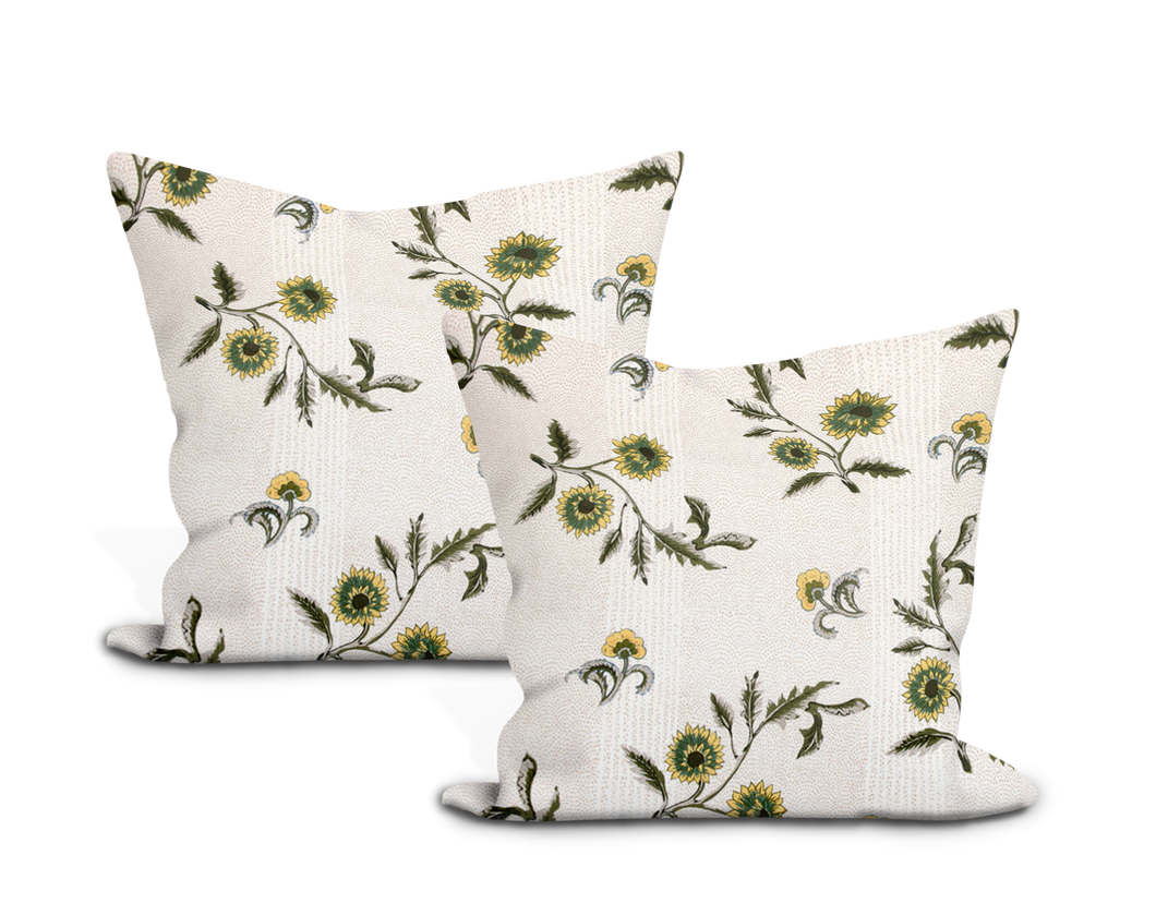 Sister Parish Eleanora Fabric Pillow Covers