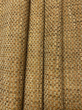 Load image into Gallery viewer, Designer Brown Seafoam MCM Mid Century Modern Tweed Upholstery Fabric WHS 4652