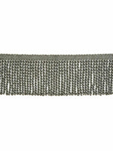 Load image into Gallery viewer, 4.75&quot; Wide Grey Tassel Bullion Fringe Trim