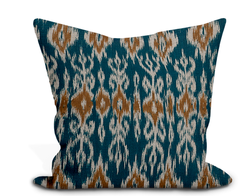 Thibaut Atlas Ikat Pillow