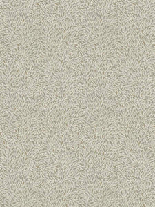 Light Grey Taupe Cream Small Scale Botanical Upholstery Fabric