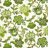 Load image into Gallery viewer, Set of Two Made to Order Schumacher Hothouse Flowers Side Drapery Panels
