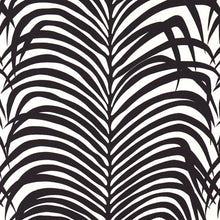 Load image into Gallery viewer, Set of Two Made to Order Schumacher Zebra Palm Side Drapery Panels