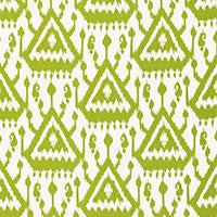 Load image into Gallery viewer, Set of Two Made to Order Schumacher Vientiane Ikat Block Print Side Drapery Panels
