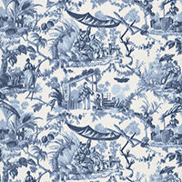 Load image into Gallery viewer, Set of Two Made to Order Schumacher Pavillon Chinois Side Drapery Panels