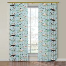 Load image into Gallery viewer, Set of Two Made to Order Schumacher Pointers Side Drapery Panels