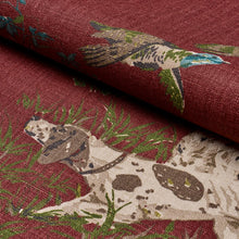 Load image into Gallery viewer, Schumacher Pointers Fabric 175165 / Burgundy