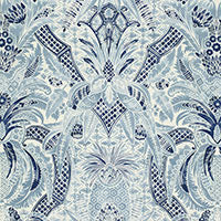 Load image into Gallery viewer, Set of Two Made to Order Schumacher Cap Ferrat Side Drapery Panels
