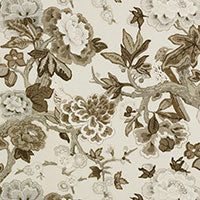 Load image into Gallery viewer, Set of Two Made to Order Schumacher Bermuda Blossoms Drapery Panels
