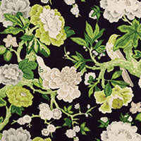 Load image into Gallery viewer, Set of Two Made to Order Schumacher Bermuda Blossoms Drapery Panels