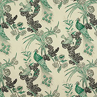 Load image into Gallery viewer, Set of Two Made to Order Schumacher Peacock Side Drapery Panels