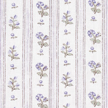 Load image into Gallery viewer, SCHUMACHER CABANON STRIPE FABRIC 175964 / VIOLET