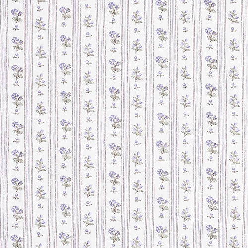 SCHUMACHER CABANON STRIPE FABRIC 175964 / VIOLET