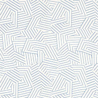 Load image into Gallery viewer, Set of Two Made to Order Schumacher Deconstructed Stripe Drapery Panels