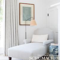 Load image into Gallery viewer, Schumacher Folly Fabric 176124 / Orpington Blue