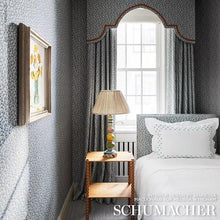 Load image into Gallery viewer, Schumacher Folly Fabric 176125 / Peacock Blue