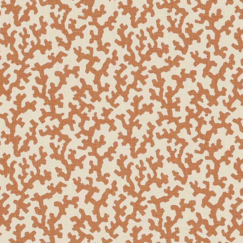 Schumacher Folly Fabric 176126 / Burnt Orange