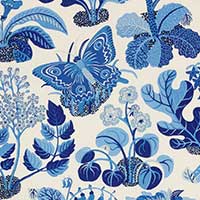 Load image into Gallery viewer, Set of Two Made to Order Schumacher Exotic Butterfly Side Drapery Panels