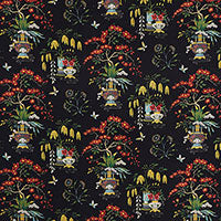 Load image into Gallery viewer, Set of Two Made to Order Schumacher Ming Vase Side Drapery Panels