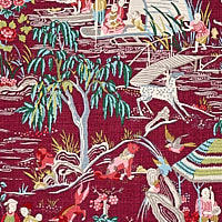 Load image into Gallery viewer, Set of Two Made to Order Schumacher Yangtze River Side Drapery Panels