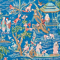 Load image into Gallery viewer, Set of Two Made to Order Schumacher Yangtze River Side Drapery Panels