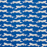 Load image into Gallery viewer, Set of Two Made to Order Schumacher Leaping Leopards Side Drapery Panels