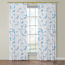 Load image into Gallery viewer, Set of Two Made to Order Schumacher Sepiessa Side Drapery Panels