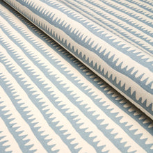 Load image into Gallery viewer, CORFU HAND PRINTED STRIPE_ SKY