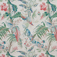 Load image into Gallery viewer, Set of Two Made to Order Schumacher Tropique Side Drapery Panels