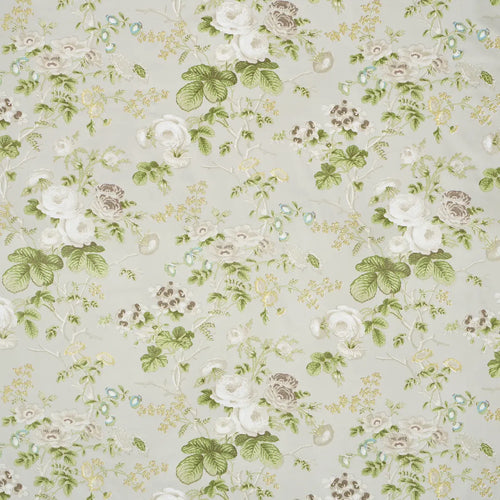 Schumacher Salisbury Chintz Fabric 178156 / Taupe