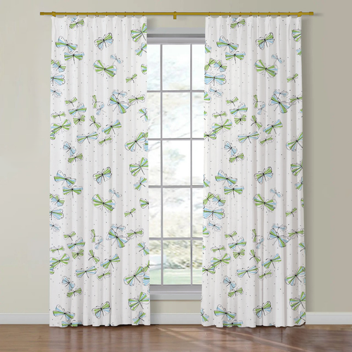 Schumacher Monarch's March Side Drapery Panels