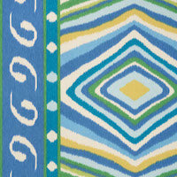 Load image into Gallery viewer, Set of Two Made to Order Schumacher Terence Ikat Side Drapery Panels