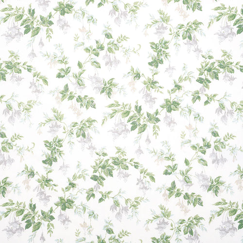 SCHUMACHER GARDEN GATE CHINTZ FABRIC 178682 / GREY