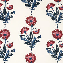 Load image into Gallery viewer, Dianthus Hand Block Print - Indigo &amp; Iron