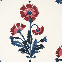 Load image into Gallery viewer, Dianthus Hand Block Print - Indigo &amp; Iron