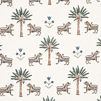 Load image into Gallery viewer, Set of Two Made to Order Schumacher Tiger Palm Side Drapery Panels