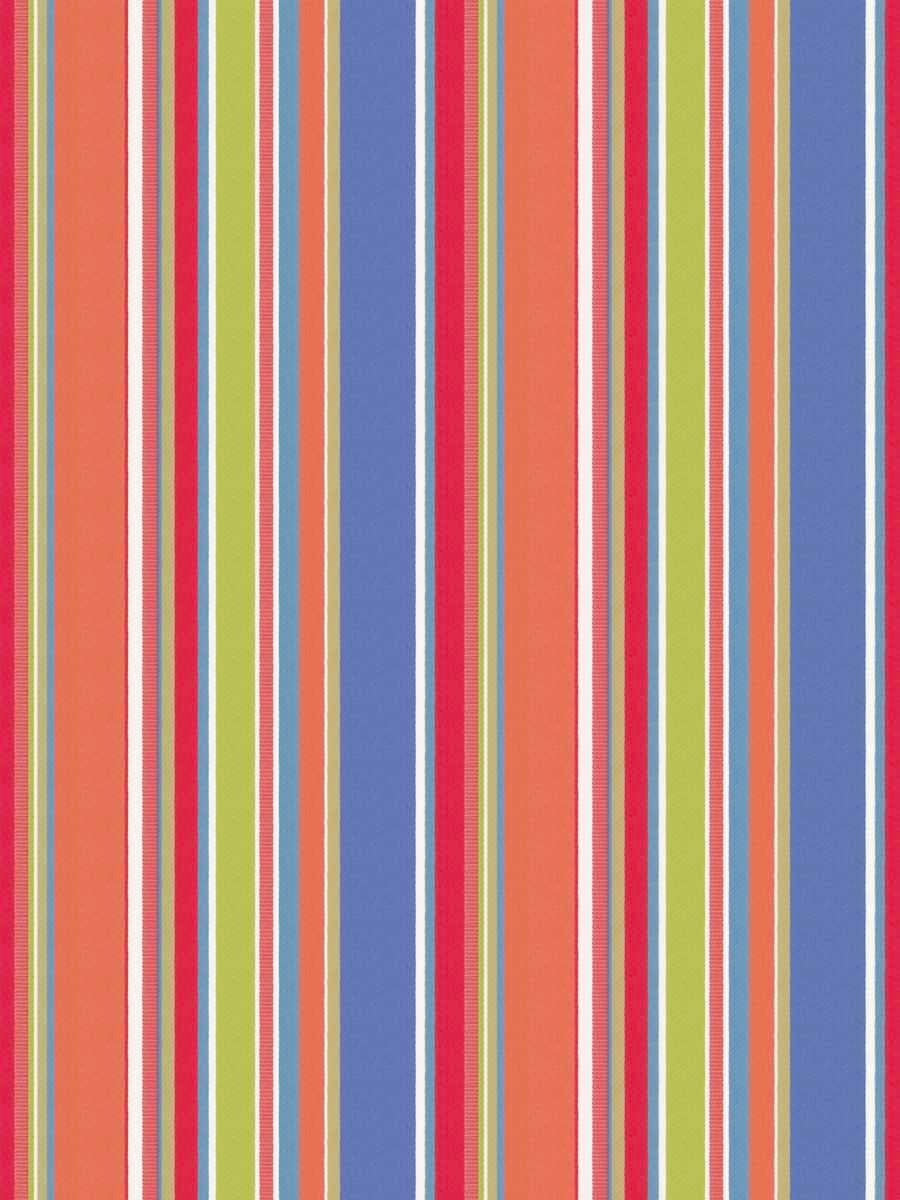 Bella Dura Indoor Outdoor Boardwalk Stripe Paradise Hot Pink Blue Green Coral Cream Upholstery Drapery Fabric FB