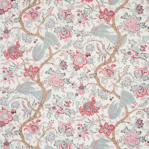 Schumacher Aveline Linen Fabric 180051 / Rose