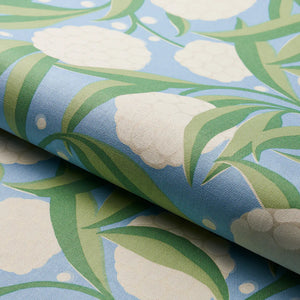 Schumacher Rubus Cotton Linen Fabric 180070 / Delft