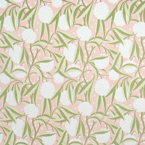 Schumacher Rubus Cotton Linen Fabric 180071 / Blush