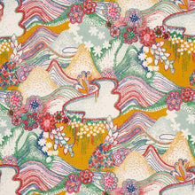 Load image into Gallery viewer, Set of Two Made to Order Schumacher Daisy Chain Side Drapery Panels