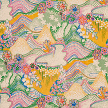 Load image into Gallery viewer, Set of Two Made to Order Schumacher Daisy Chain Side Drapery Panels