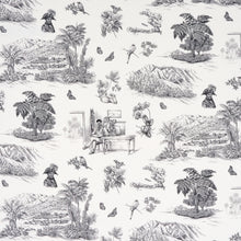 Load image into Gallery viewer, Set of Two Made to Order Schumacher Toussaint Toile Side Drapery Panels