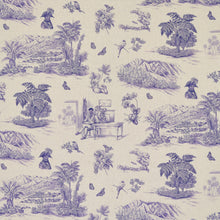 Load image into Gallery viewer, Set of Two Made to Order Schumacher Toussaint Toile Side Drapery Panels