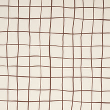 Load image into Gallery viewer, Set of Two Made to Order Schumacher Painterly Windowpane Side Drapery Panels