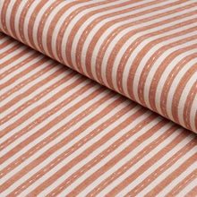Load image into Gallery viewer, Schumacher Mathis Ticking Stripe Fabric 180595 / Spice