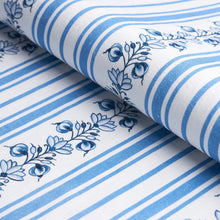 Load image into Gallery viewer, Schumacher Delft Stripe Fabric 180660 / Cornflower Blue