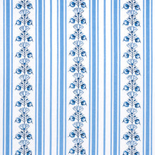 Load image into Gallery viewer, Schumacher Delft Stripe Fabric 180660 / Cornflower Blue