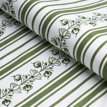 Load image into Gallery viewer, Schumacher Delft Stripe Fabric 180661 / Green