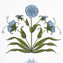 Load image into Gallery viewer, Schumacher Royal Poppy Stripe Fabric 180670 / Sky